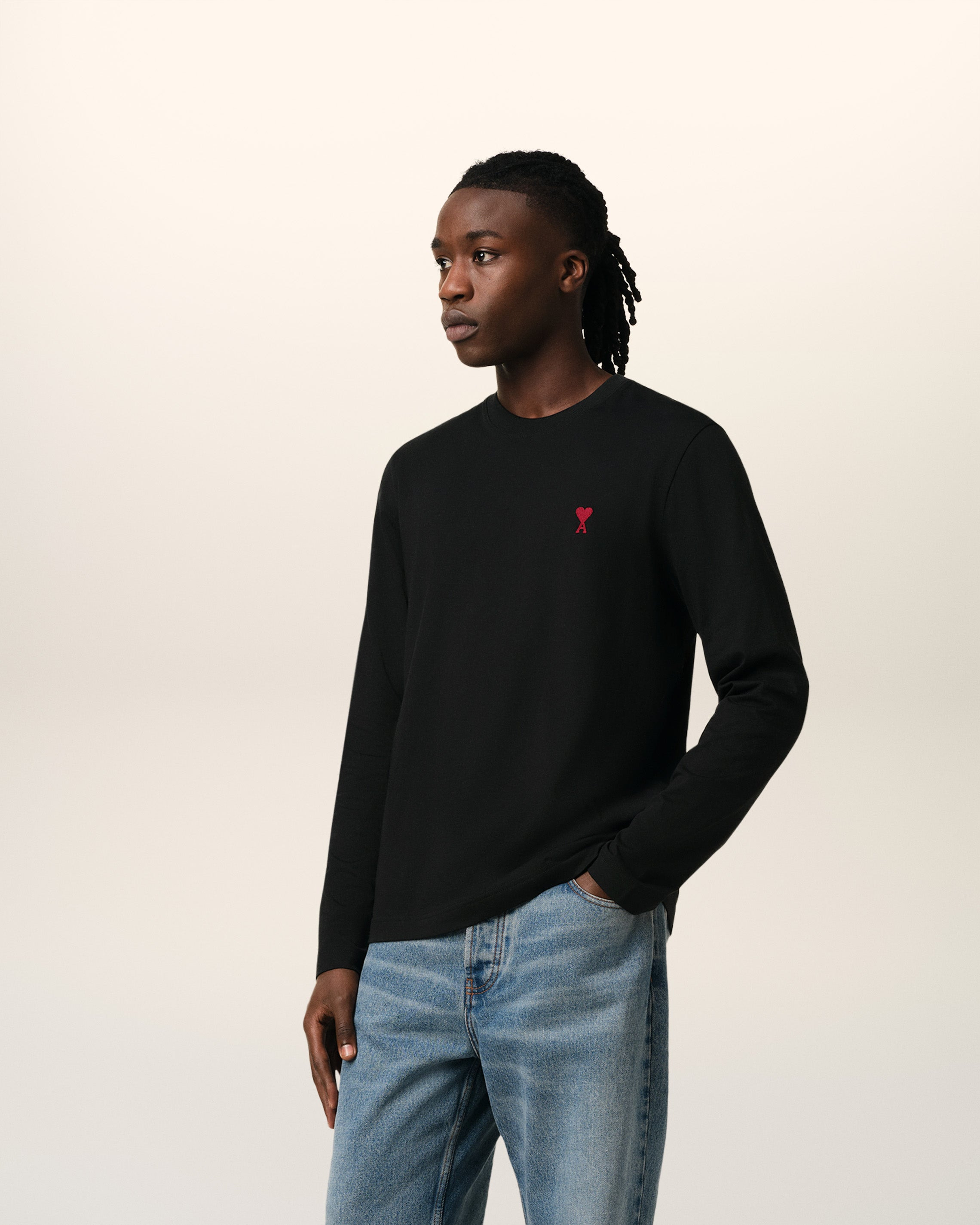 RED AMI DE COEUR LONG SLEEVES T-SHIRT - 7