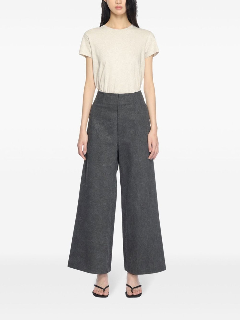 AURALEE crew neck cotton T-shirt outlook