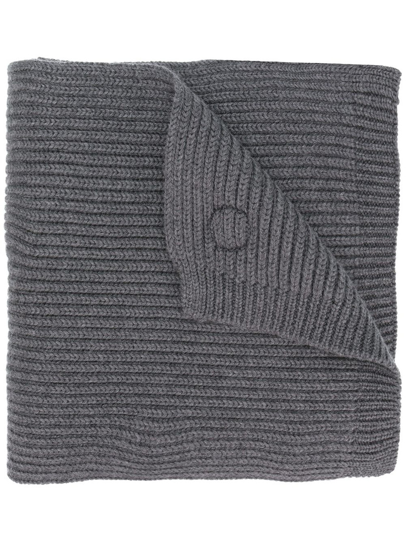 ribbed maple logo scarf 1