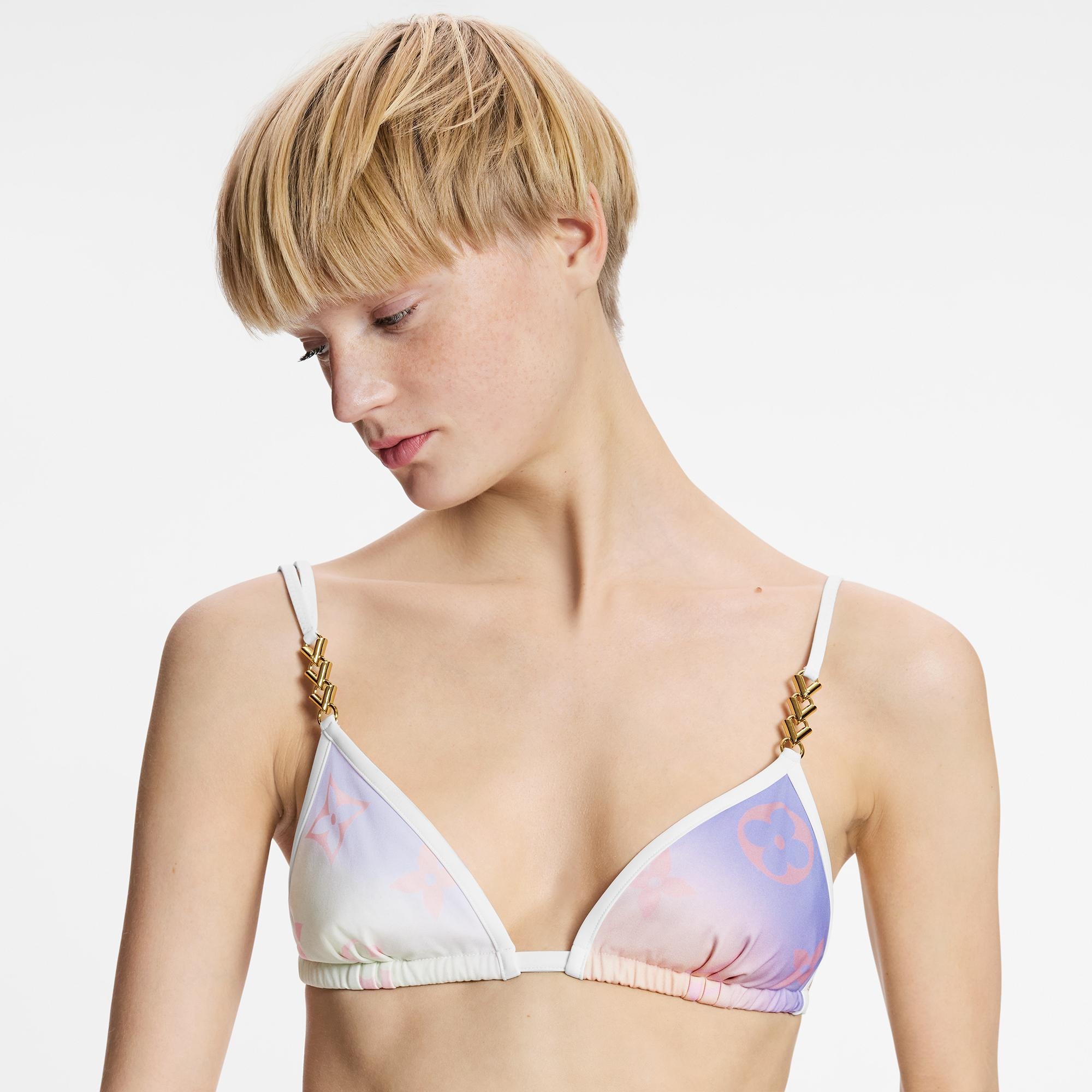 Monogram Gradient Bikini Top - 3