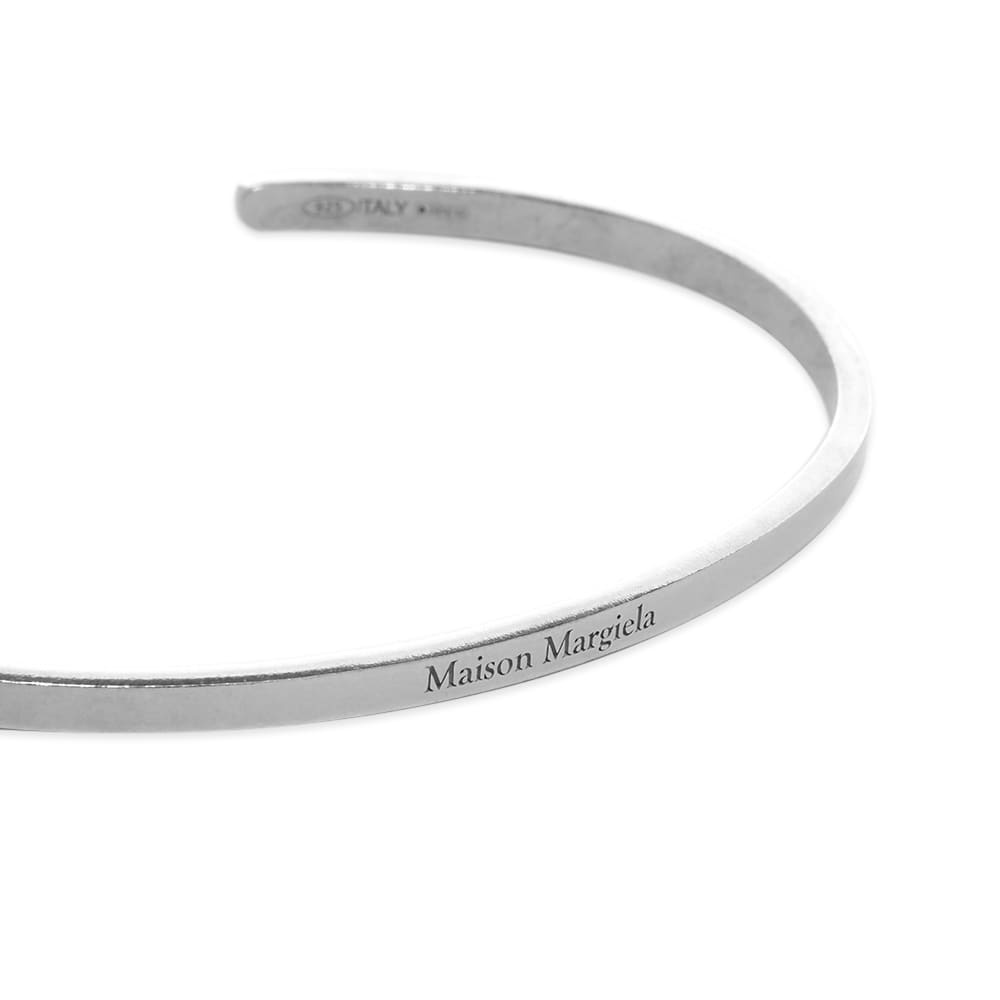 Maison Margiela Text Logo Slim Bangle - 2