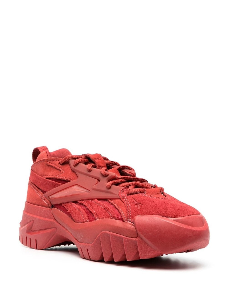 Reebok leather lace-up sneakers outlook