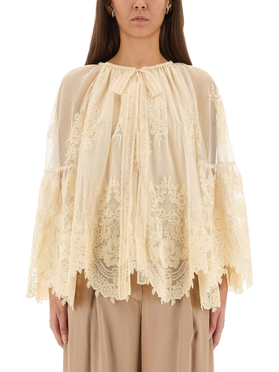 "HYPNOTIC" LACE BLOUSE - 1