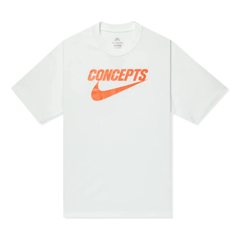 Nike SB x Concepts T-Shirt 'White Orange' DR0642-100 - 1