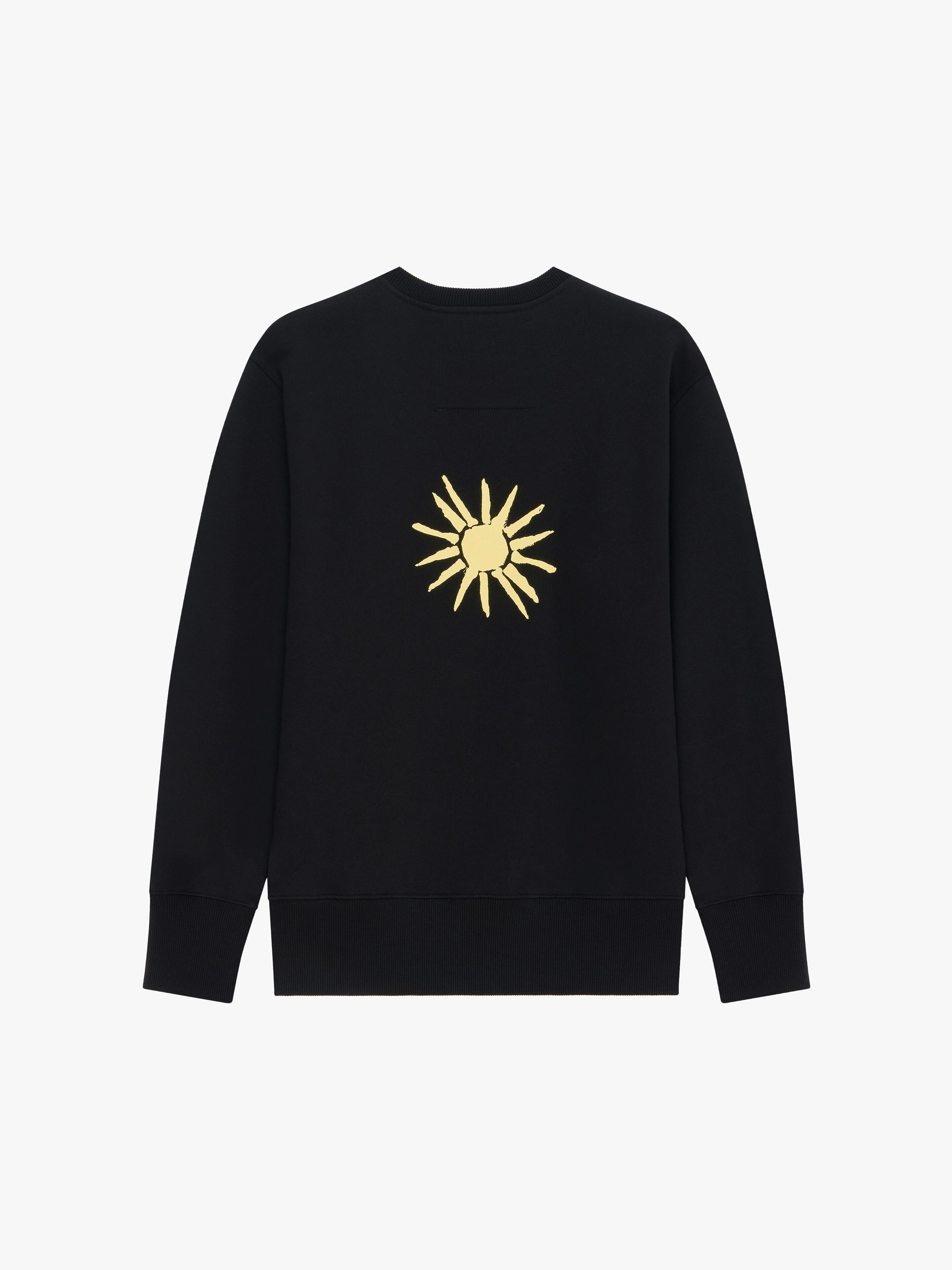 SLIM FIT SWEATSHIRT IN FELPA WITH 4G SUN PRINT - 5