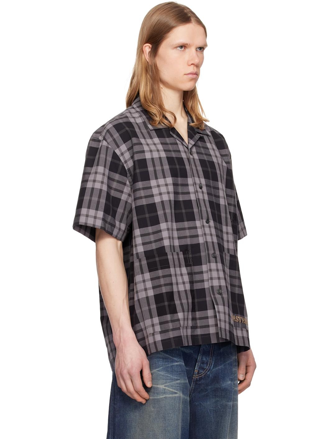 Black Plaid Shirt - 2