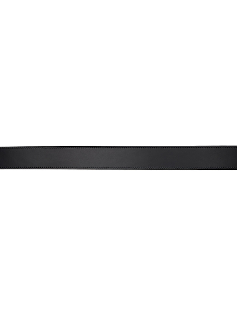 Givenchy Black Leather Gentleman Belt outlook