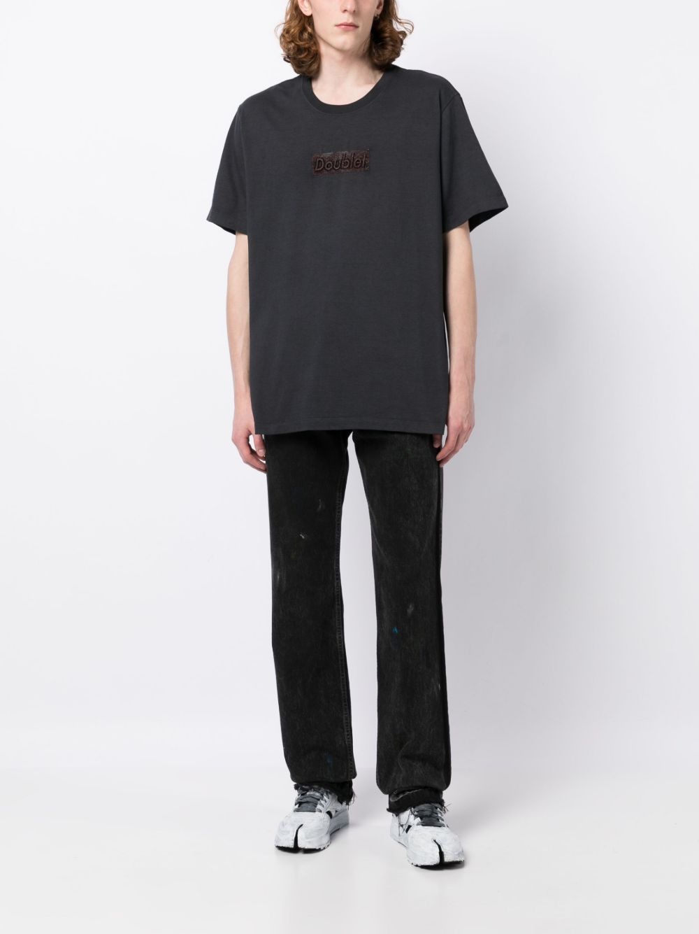logo-patch organic cotton T-shirt - 2