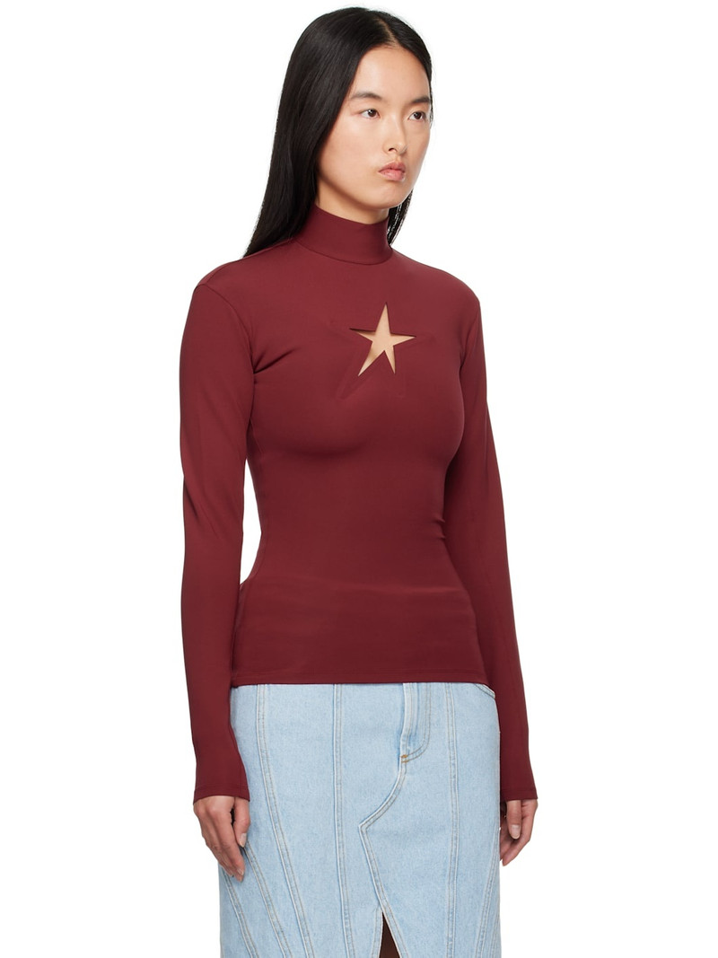 MUGLER Red Star Turtleneck outlook