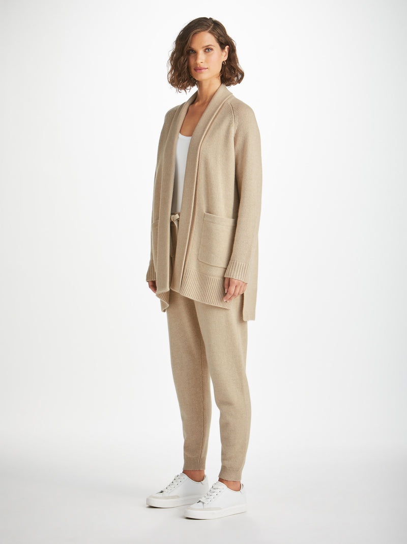 Women's Cardigan Nina Cashmere Fawn - 3