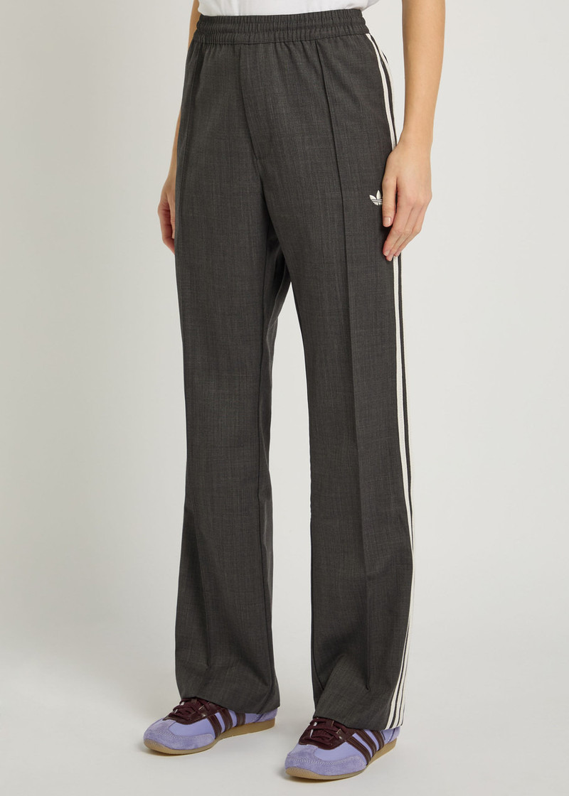 WALES BONNER Adidas X Wales Bonner X Wales Bonner Straight-leg Wool-blend Trousers outlook