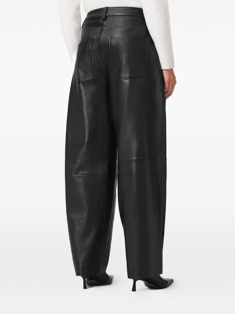 ALLSAINTS Jett panelled leather trousers outlook