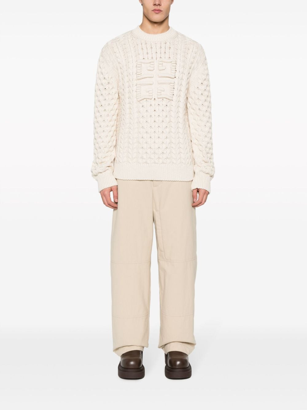 Givenchy Cable-Knit Sweater - 3