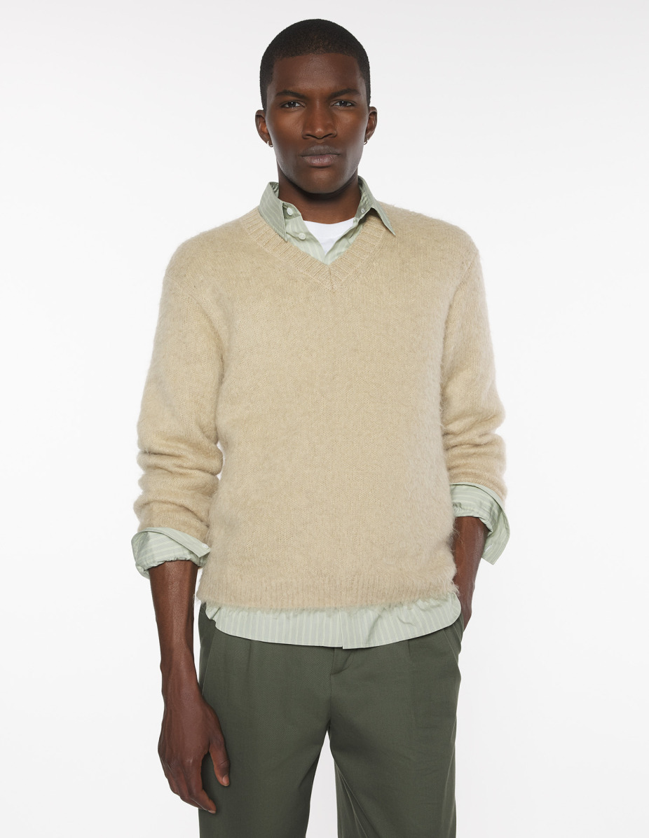 BRUSHED MOHAIR COMFORT JUMPER - 3