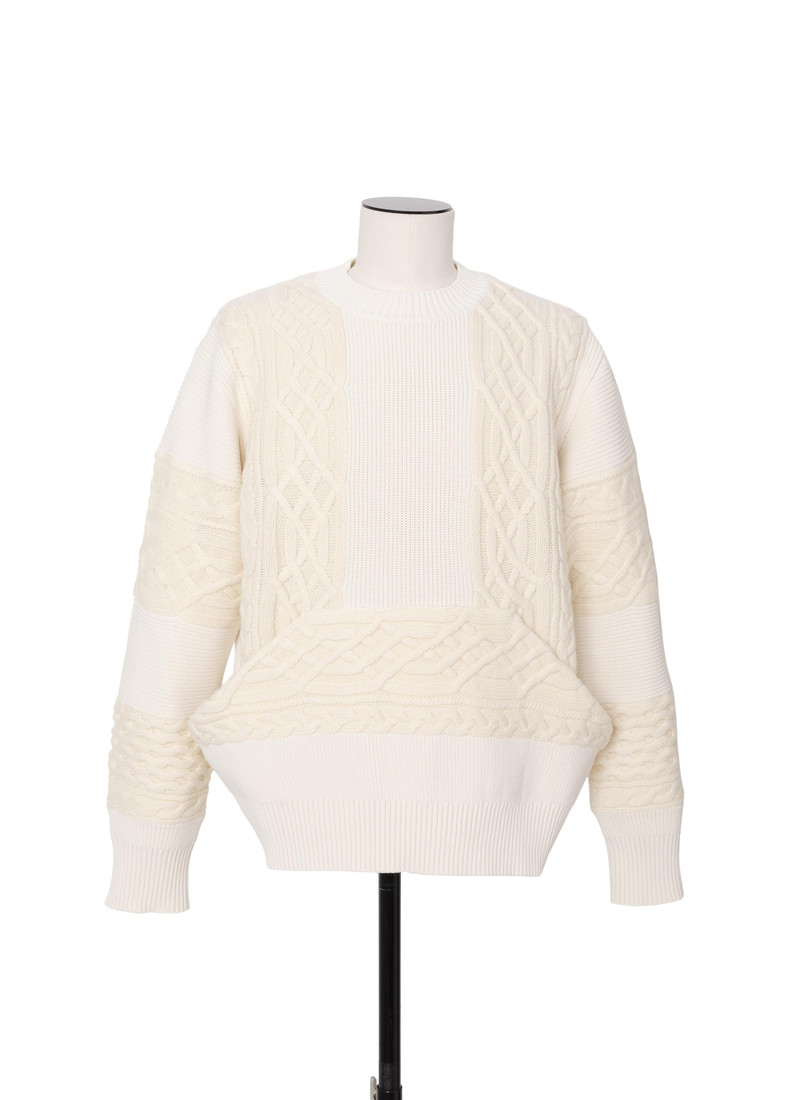 sacai Wool Knit Pullover outlook