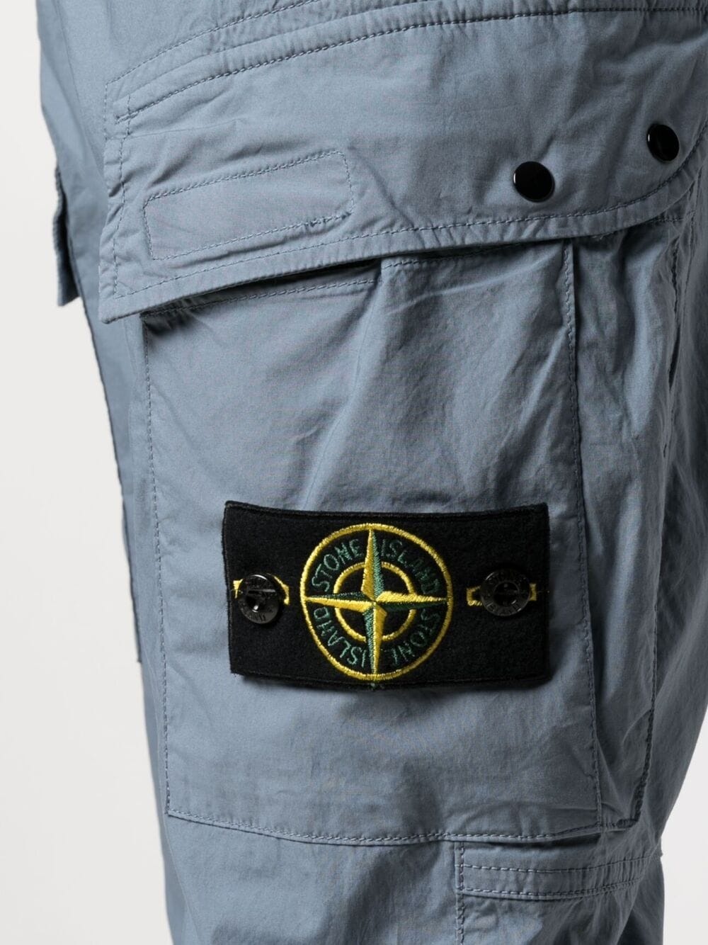 logo patch cargo trousers - 5