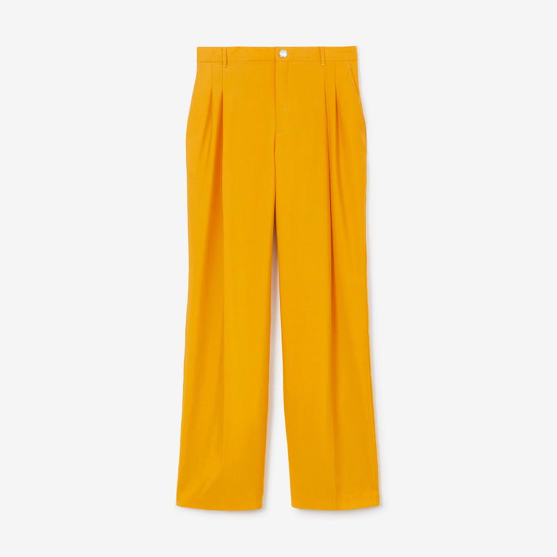 Pleated Wool Trousers 1