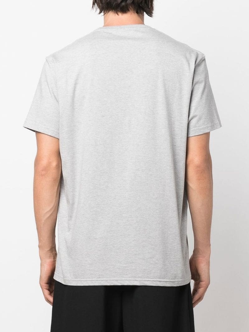 logo-print cotton T-shirt - 4