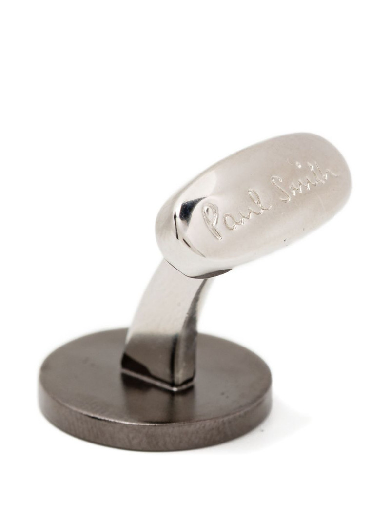 Paul Smith logo-engraved cufflinks outlook