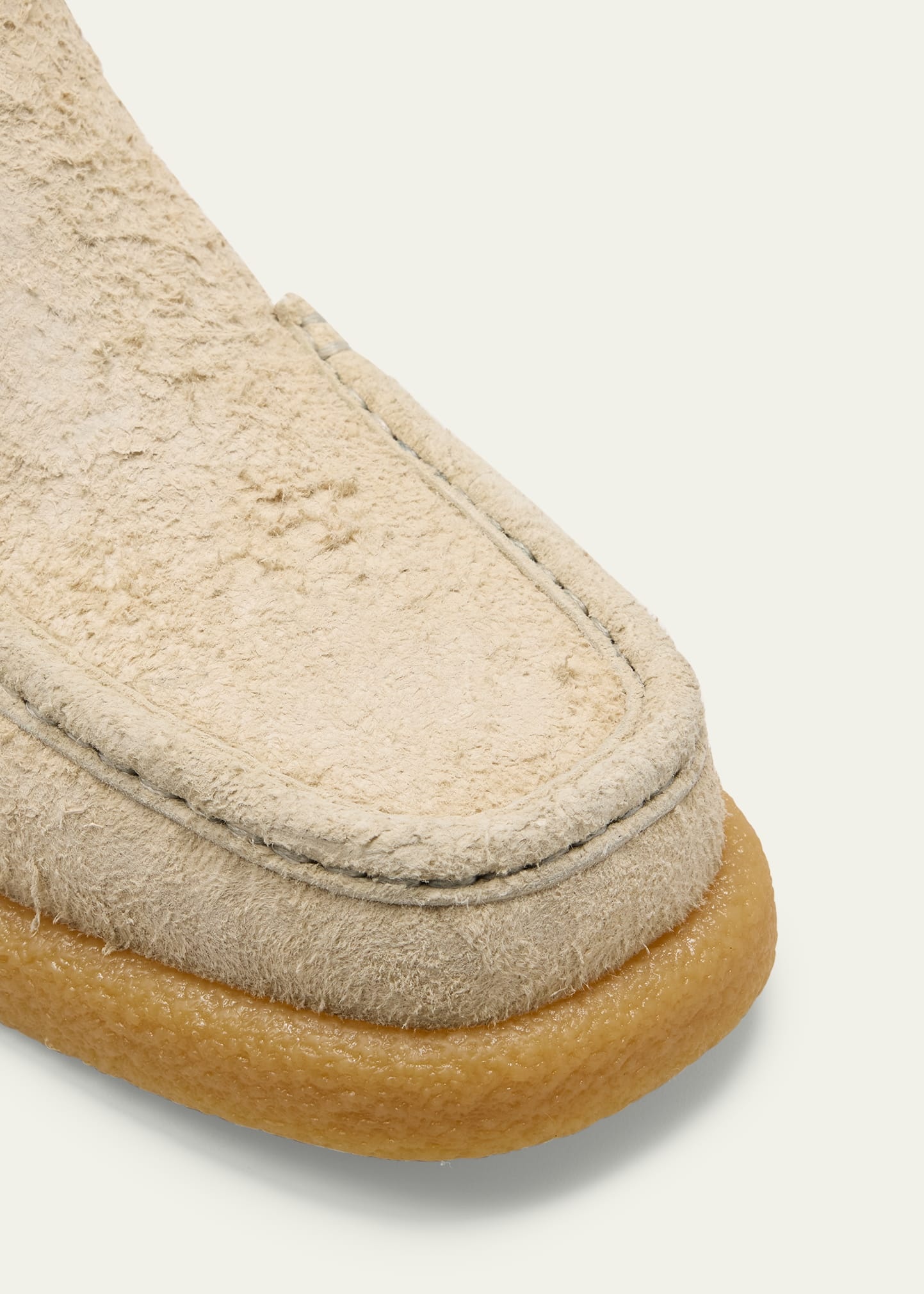 【関税込み】Burberry ベージュ スエード Chance ローファー Burberry Men's Chance Textured Suede Zip Loafers