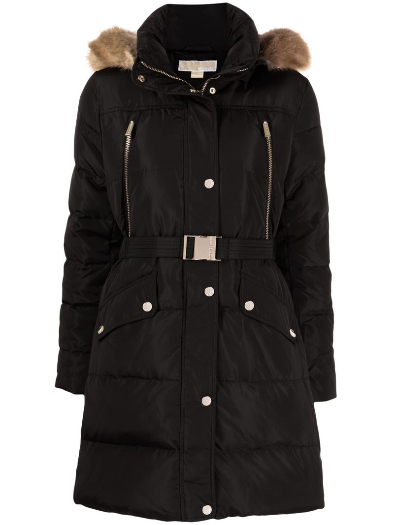 belted puffer coat 1
