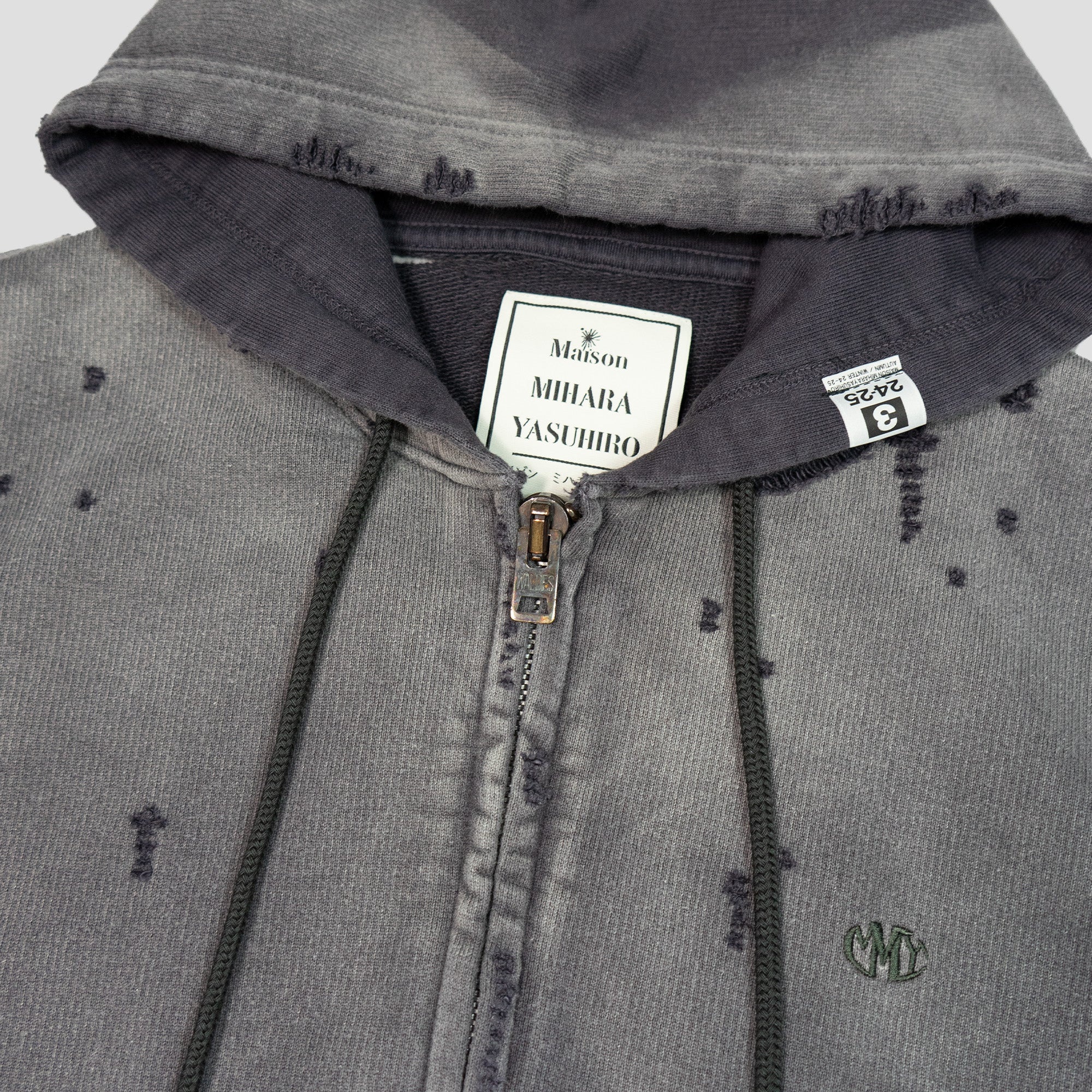 SUNFADED ZIP-UP HOODIE - 3