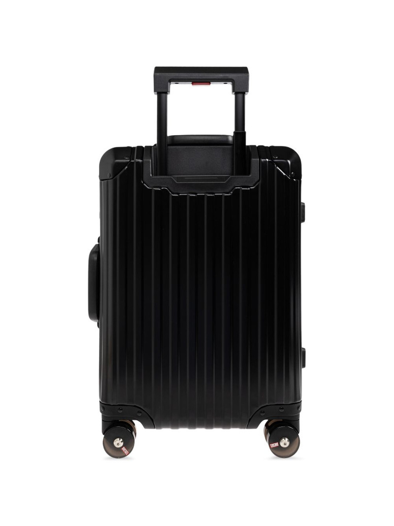 grooved logo-plaque luggage 4