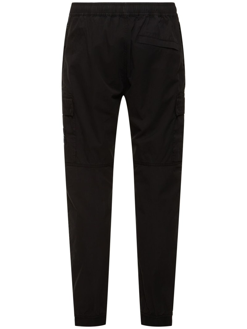 Tapered stretch cotton pants - 3