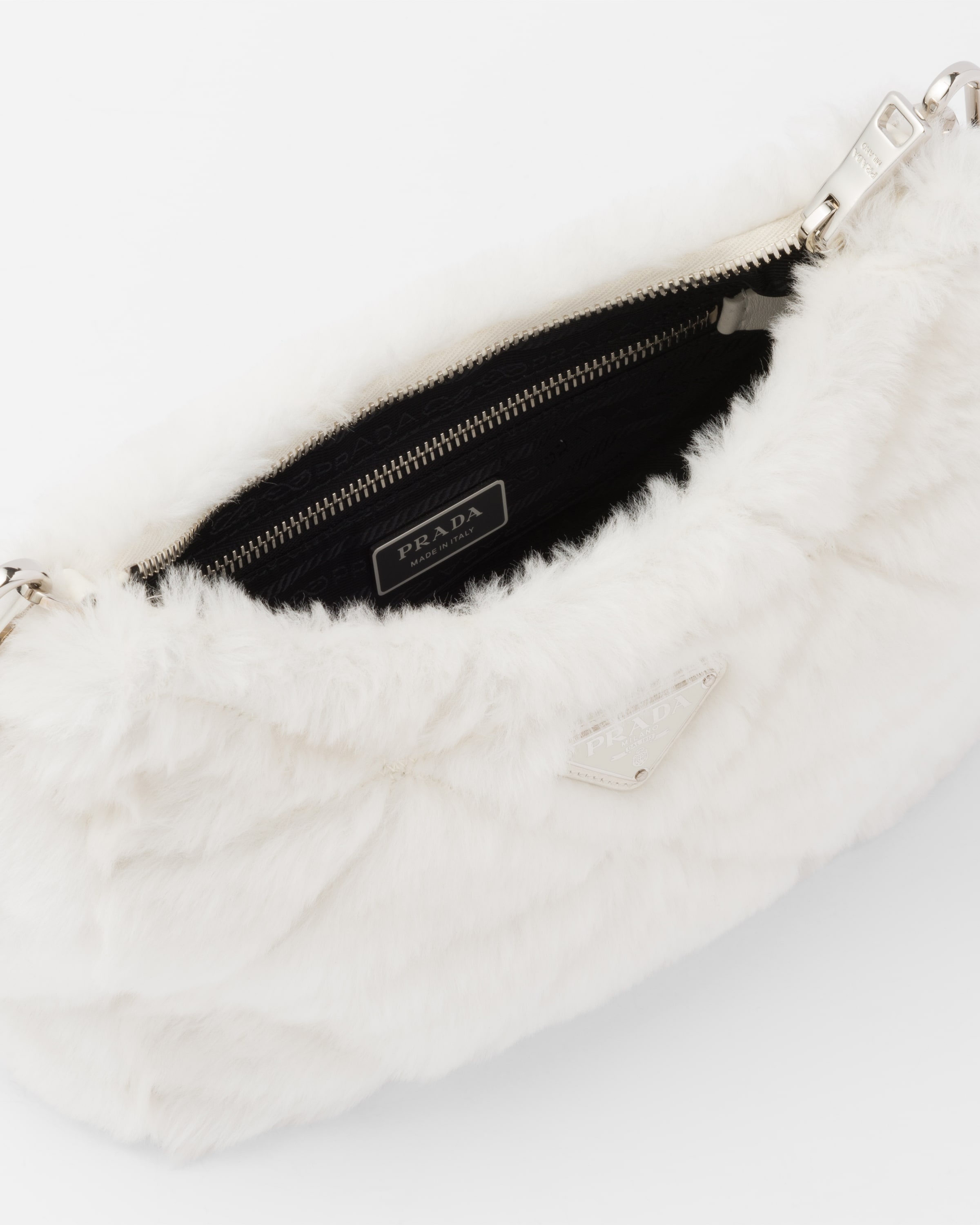 Shearling shoulder bag - 5