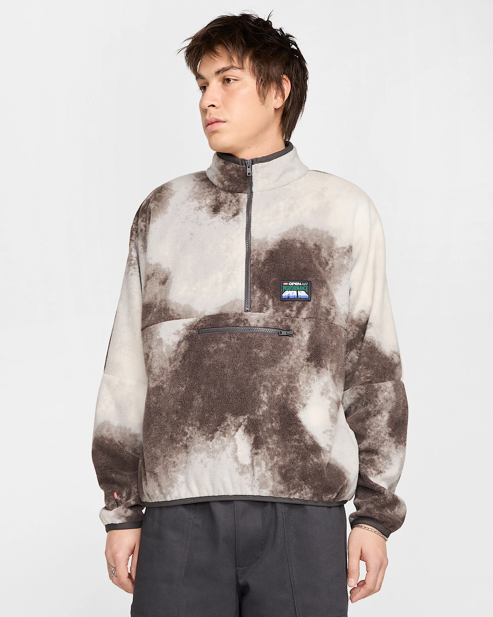 Nike Club Men's 1/2-Zip Pullover Long-Sleeve Top - 1