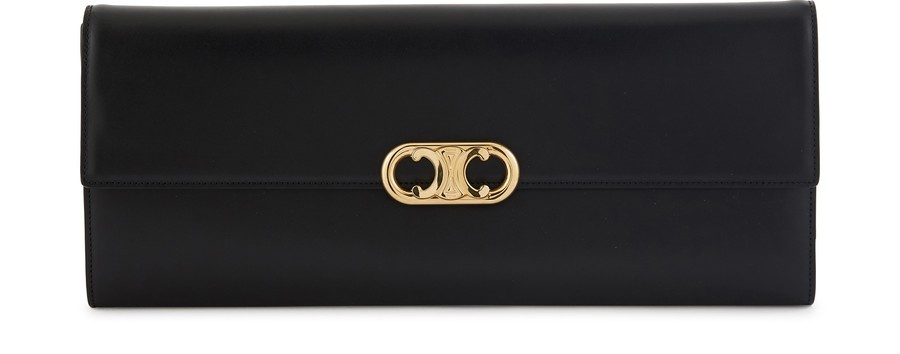 Maillon Triomphe Clutch in Shiny Calfskin - 1