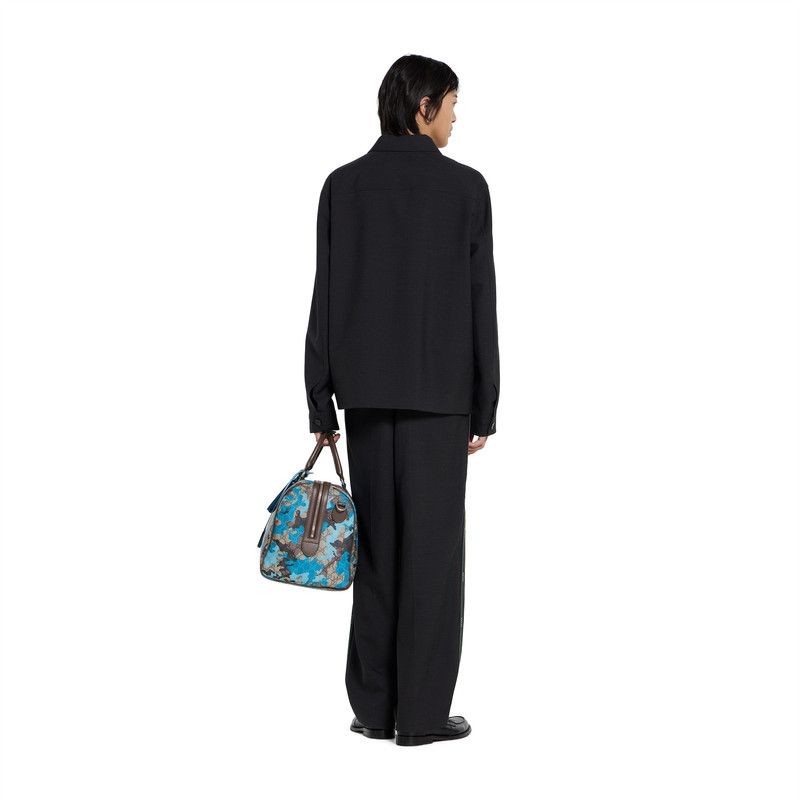 Wool pant with Gucci selvedge detail 4