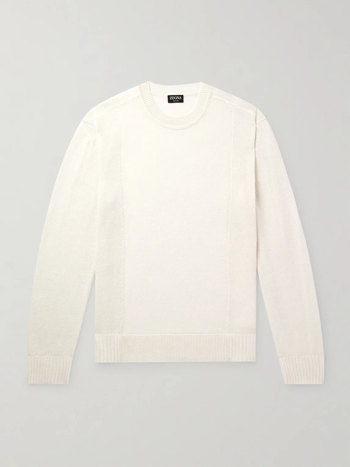 Linen and Silk-Blend Sweater - 1