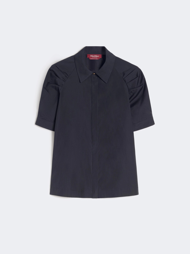 AMORE Cotton poplin shirt - BLACK 1