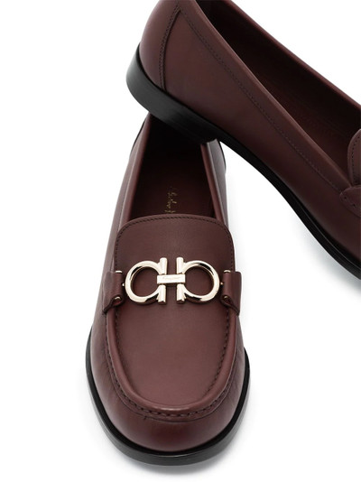 Salvatore Ferragamo Gancini leather loafers outlook