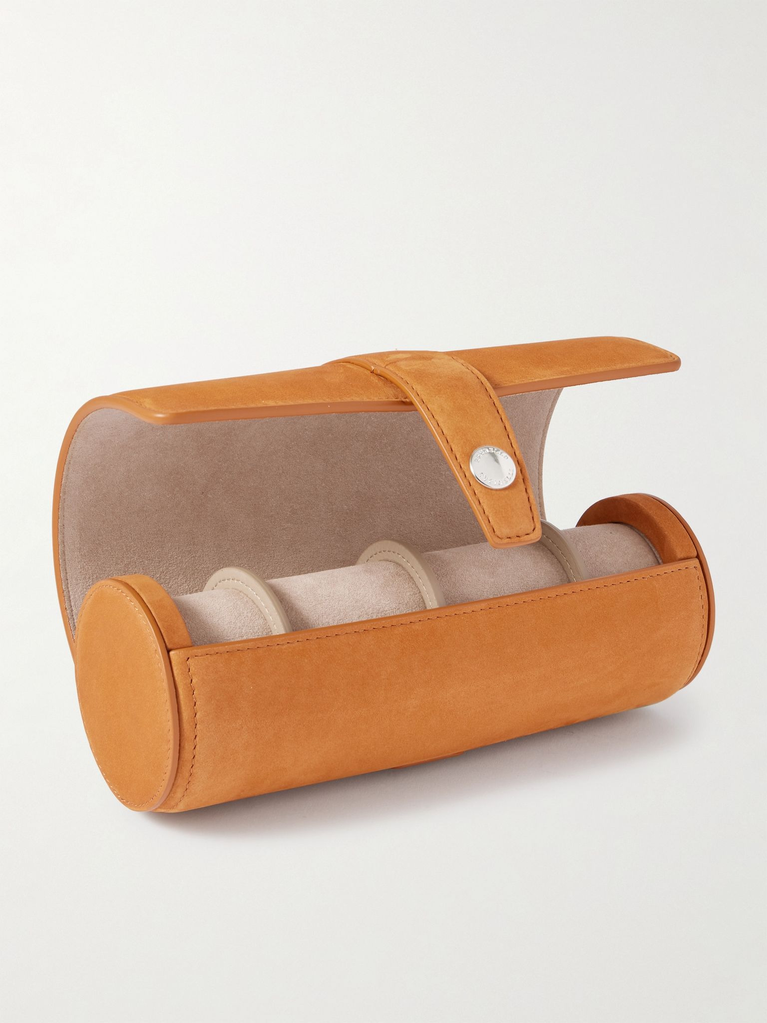 Suede Four-Watch Roll Brown - 2