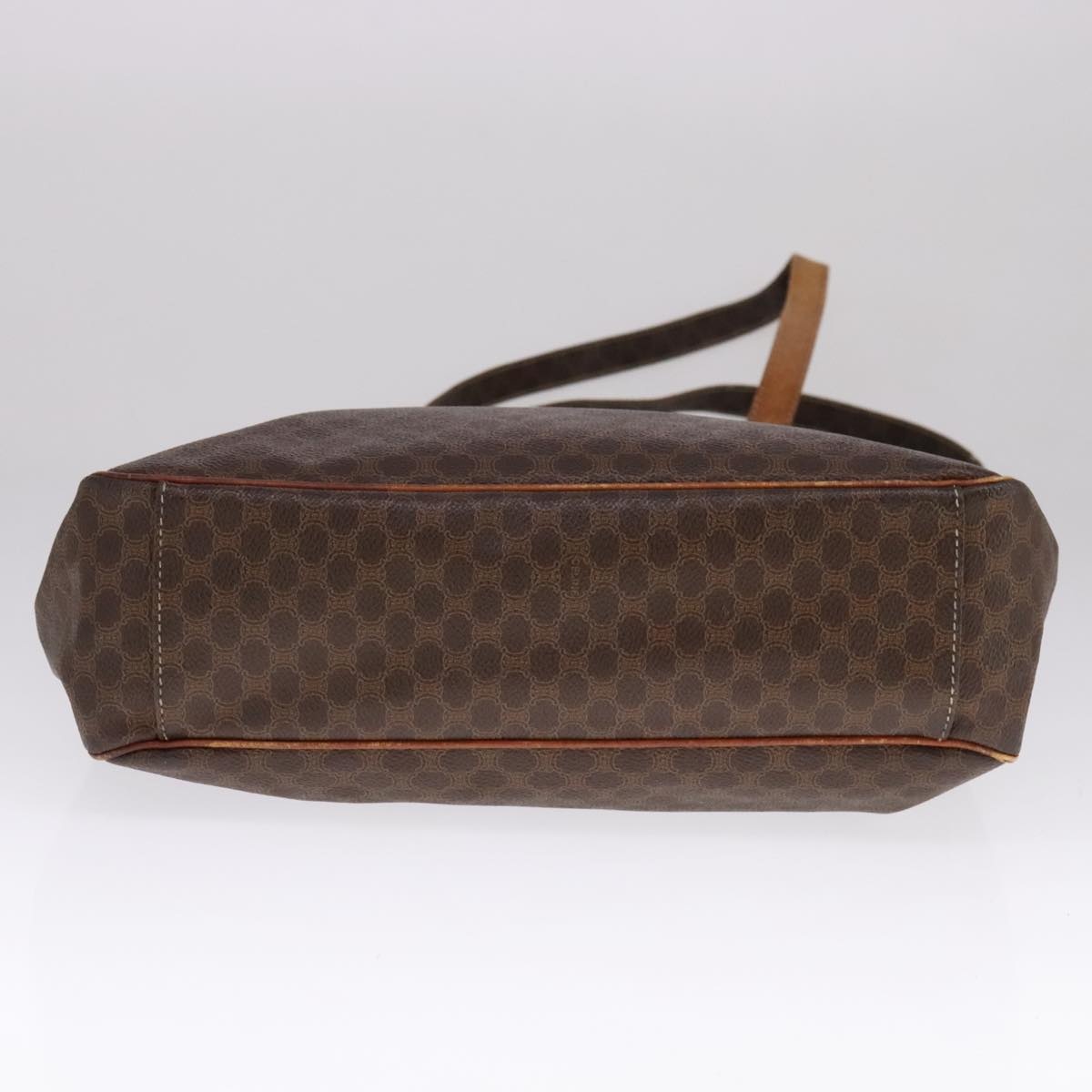 CELINE Macadam Canvas Tote Bag Pvc Brown Gold - 5