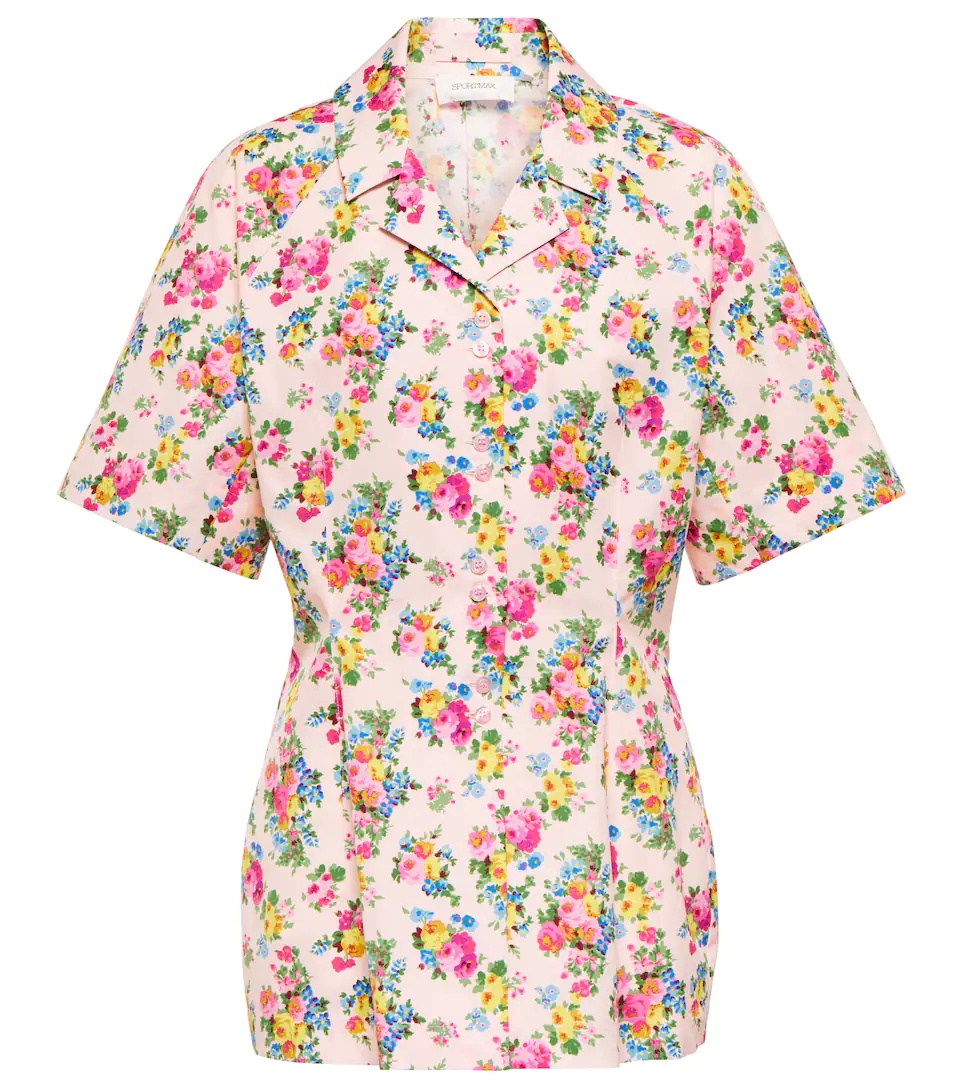 Agi floral cotton shirt - 1