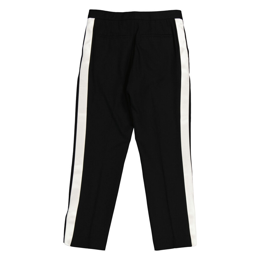 Burberry Black Hanover Tux Stripe Pants - 2