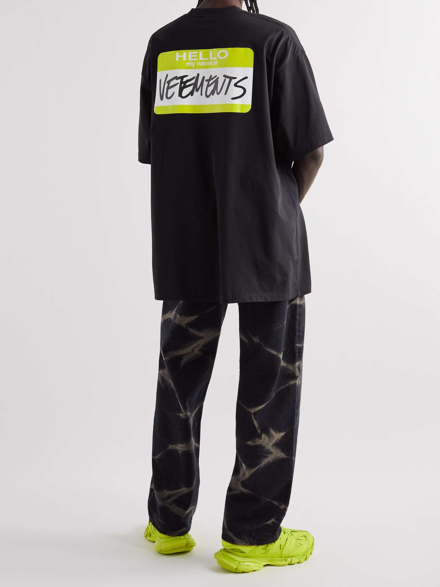 Oversized Logo-Print Cotton-Jersey T-Shirt - 2