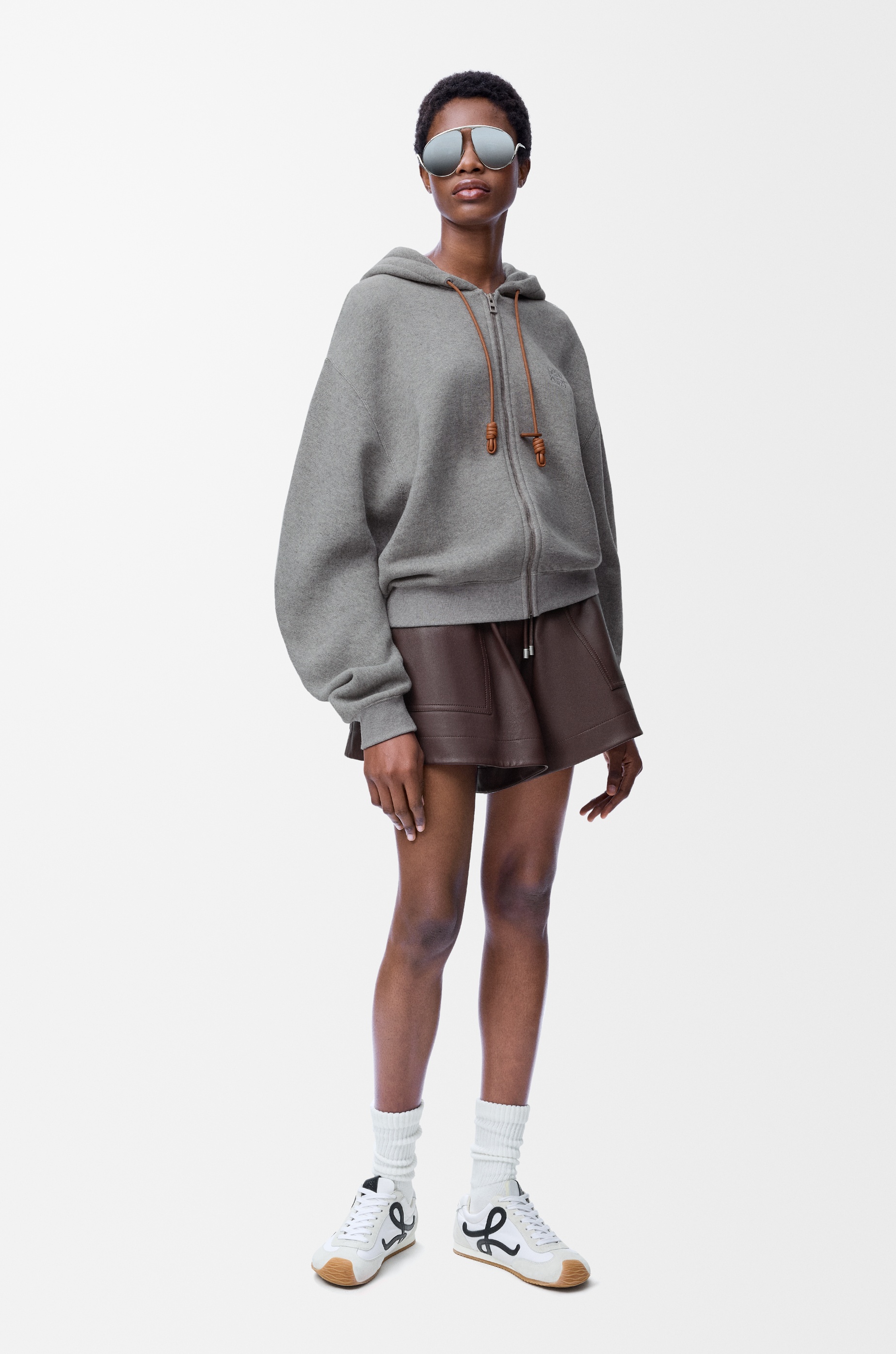 Flamenco hoodie in cotton and cashmere - 2