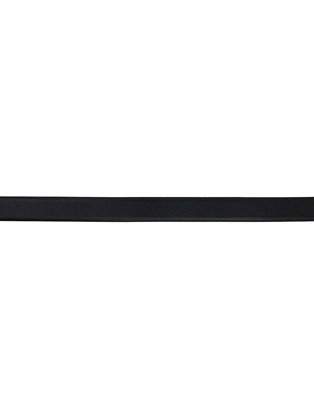 Black Calfskin Hardware Belt - 2