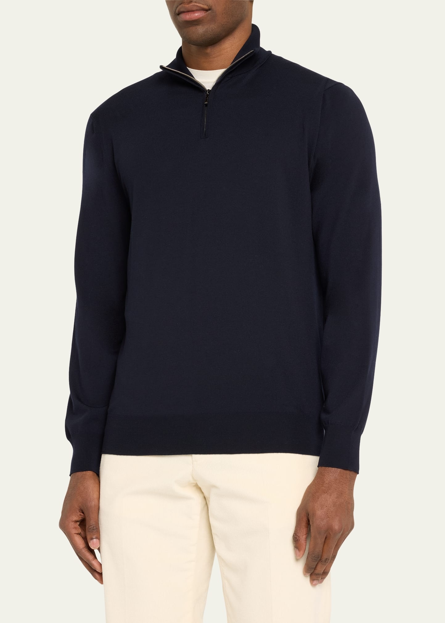 Men's Gift Of Kings Wool Quarter-Zip Sweater - 4