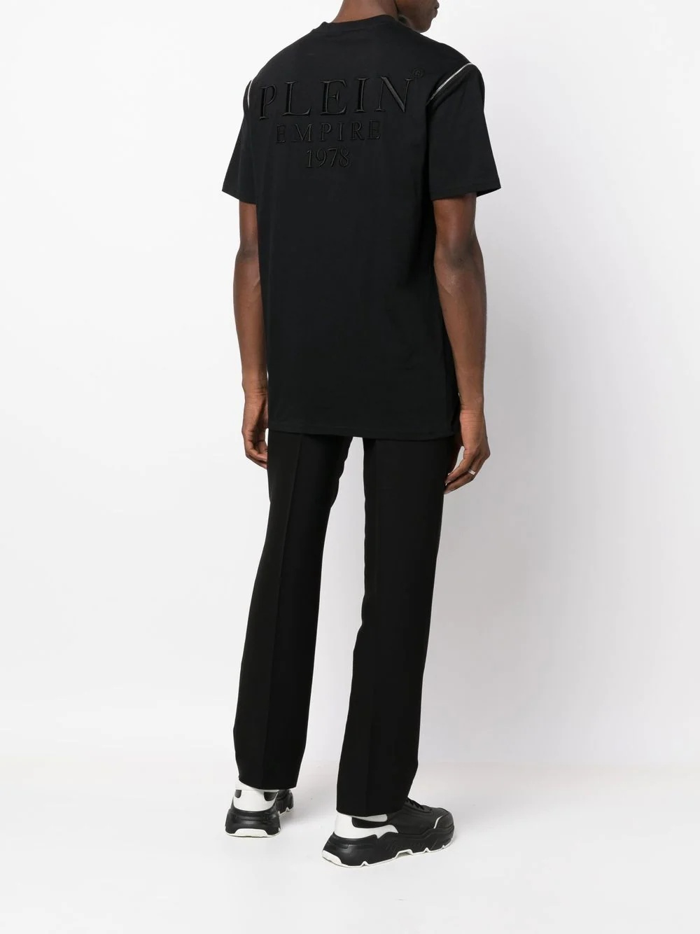 Plein Empire logo-embroidered T-shirt - 2