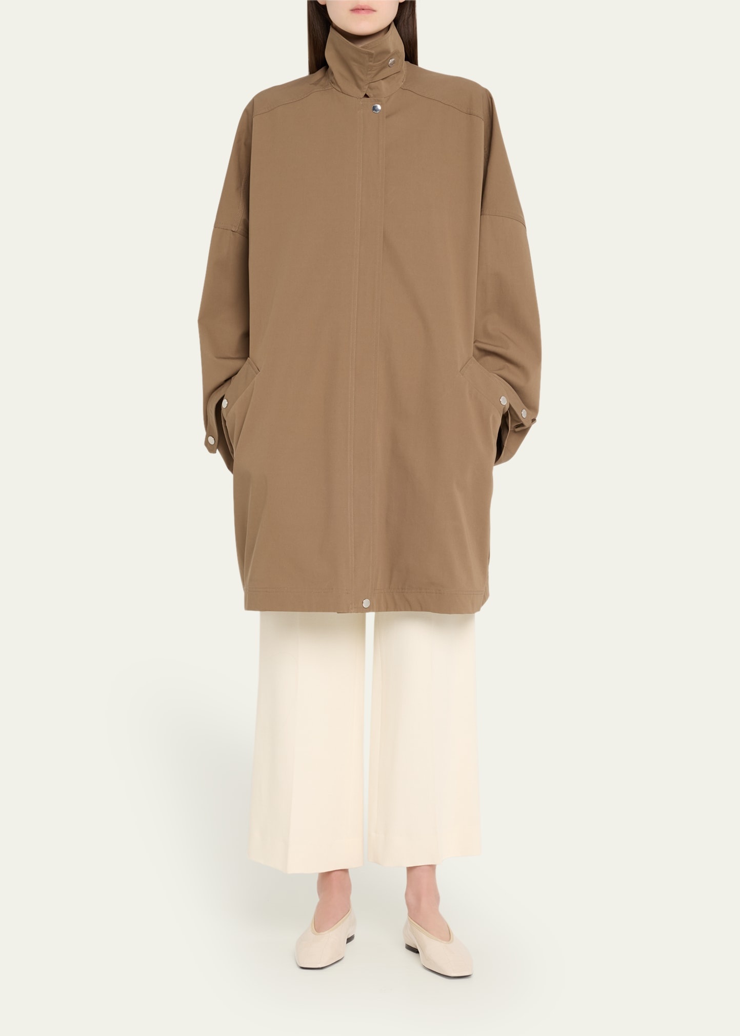 Oversized Trench Jacket - 2
