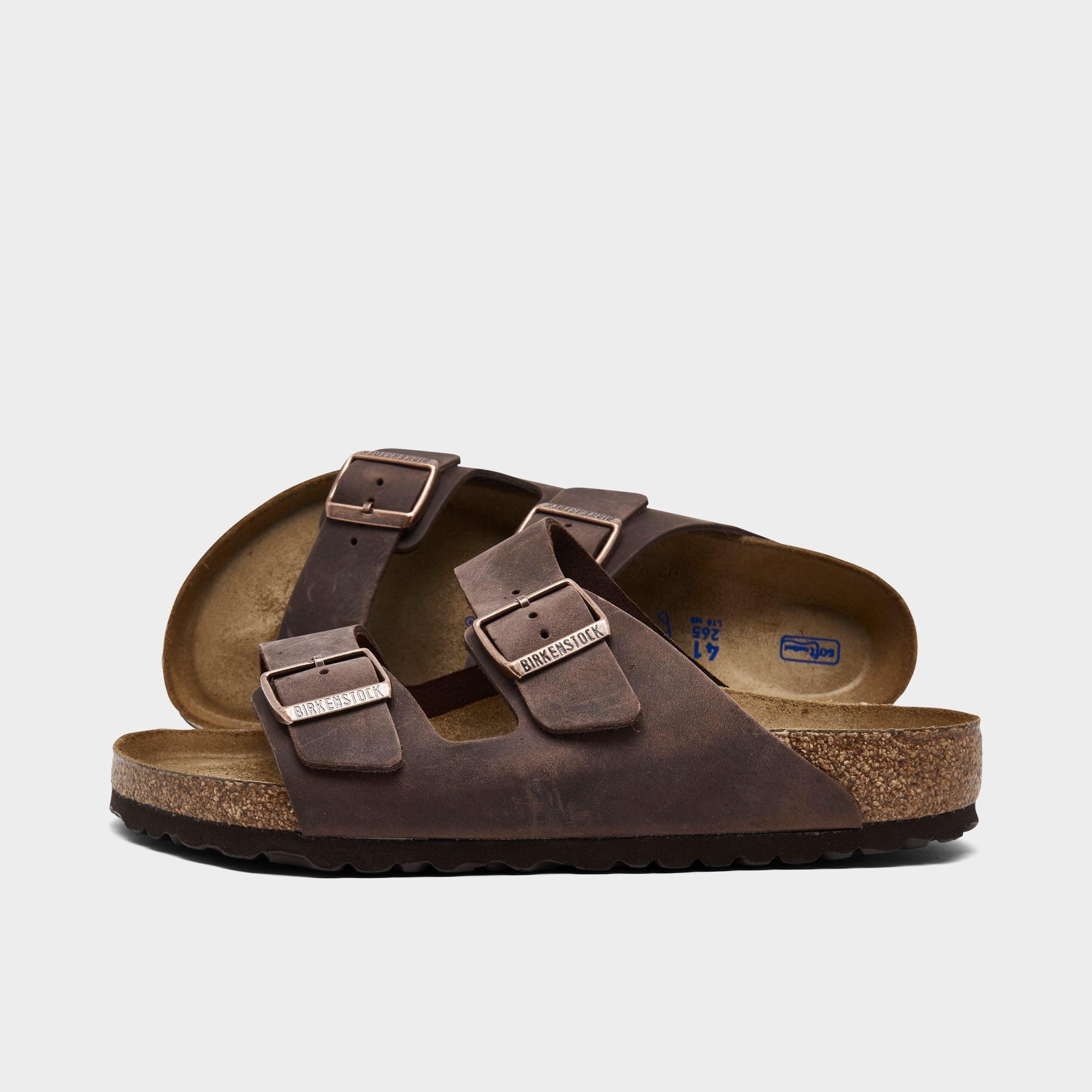 MEN'S BIRKENSTOCK ARIZONA OILED LEATHER SANDALS - 1