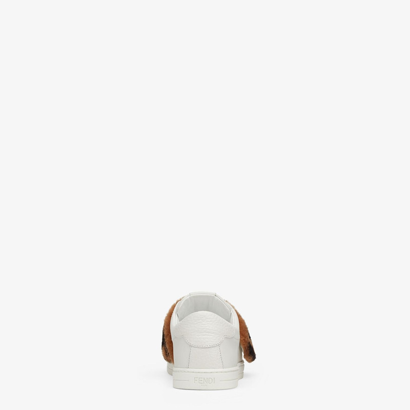 White leather slip-ons 3