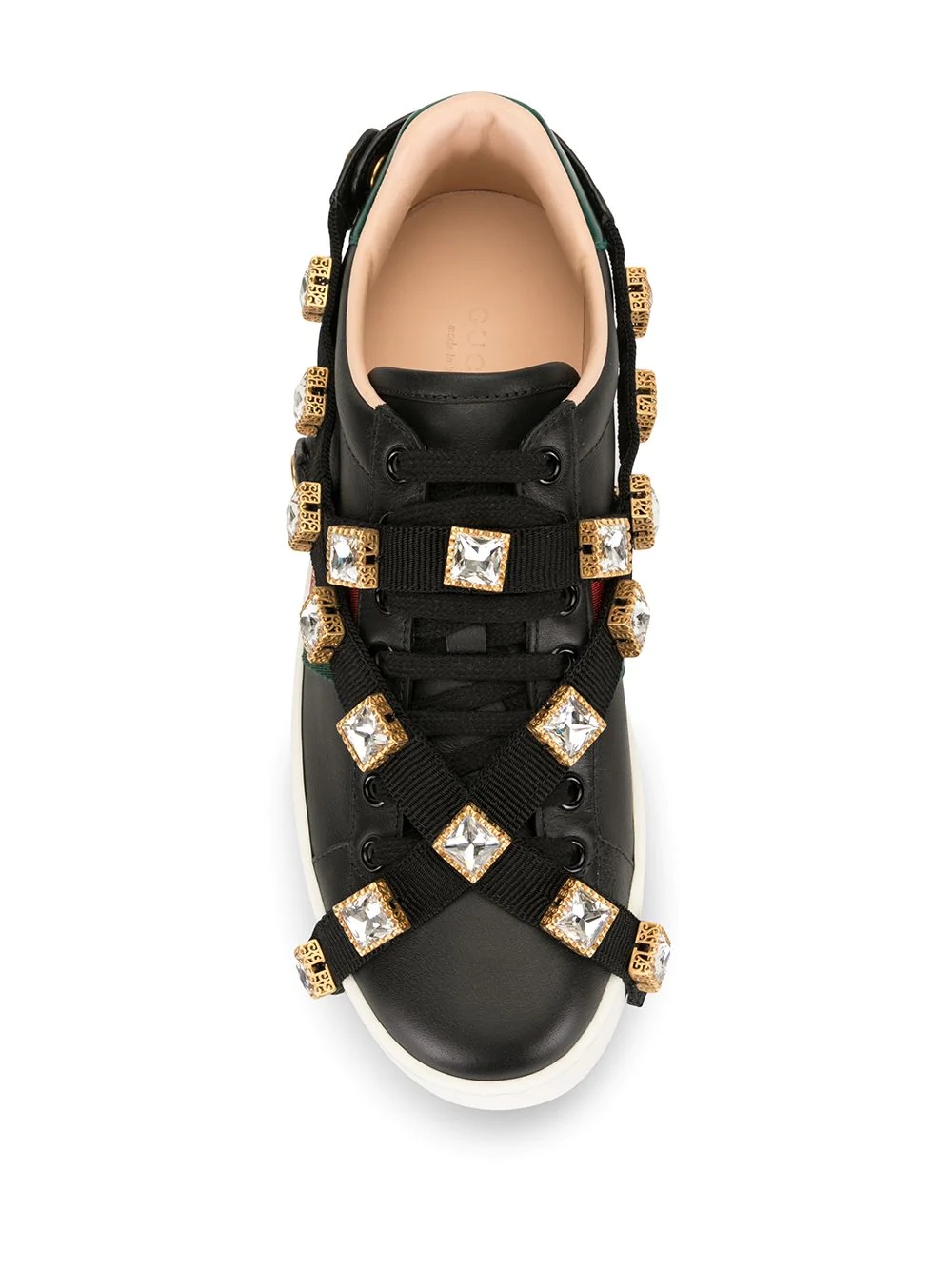 Ace embroidered platform sneakers - 4