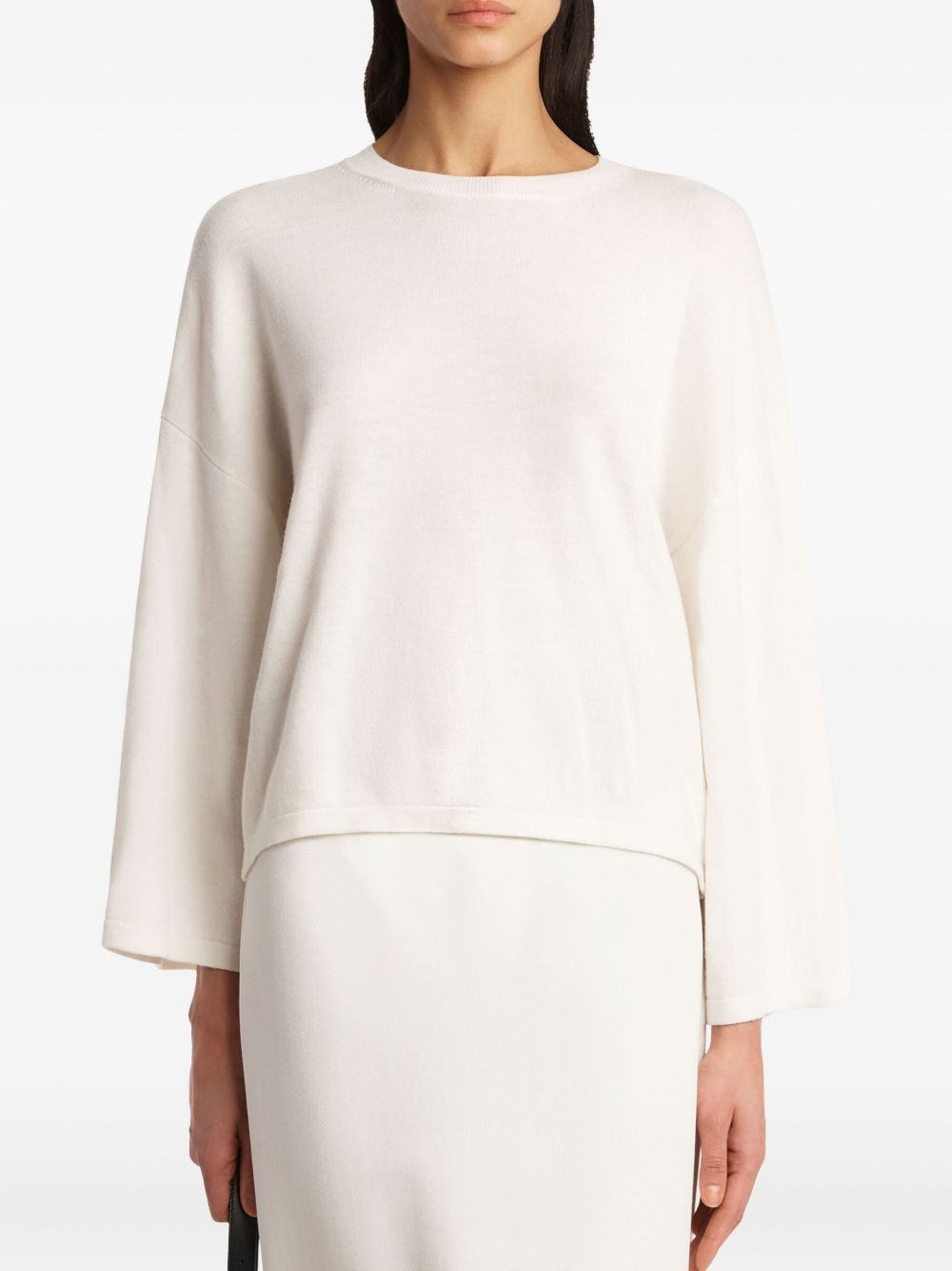 wool crew-neck sweater - 3