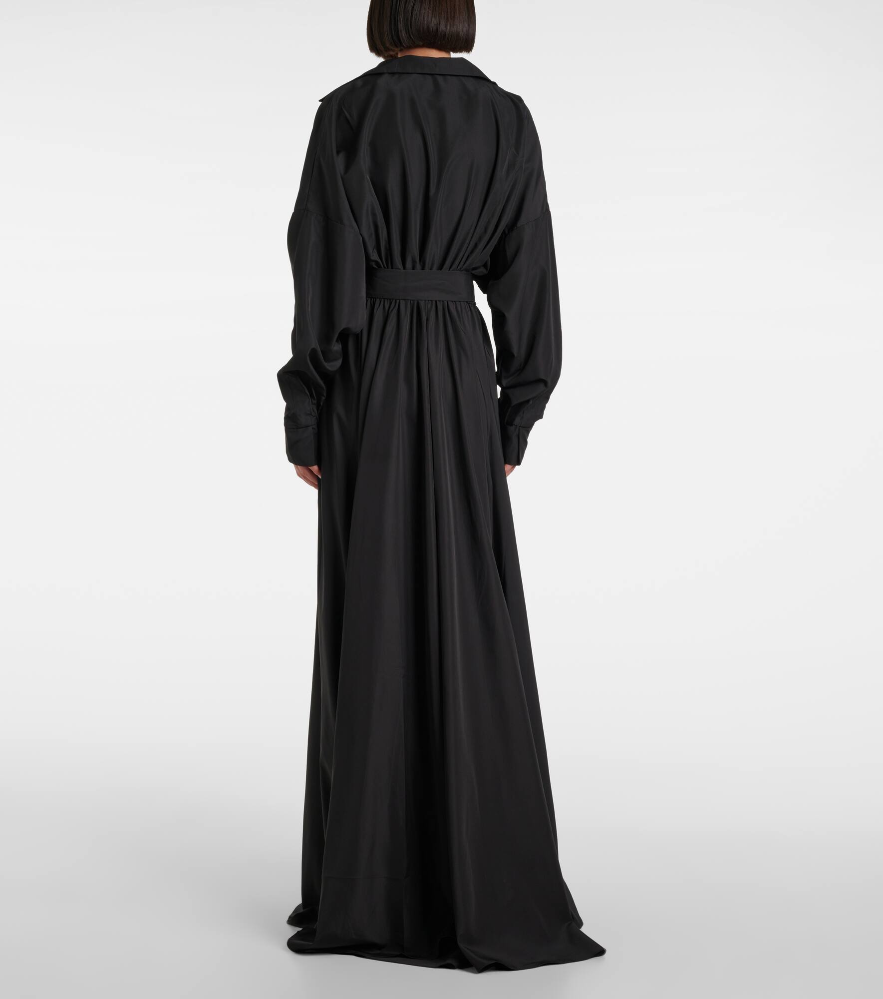 Belted oversized shirt dress - 3